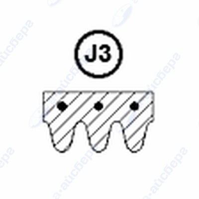 Ремень 1270 J3 MEG Samsung 6602-001073