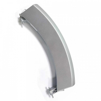 Ручка люка Bosch, Siemens, пластик, серебристая, 751781