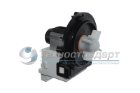 Помпа на 3 винтах, универсальная, выводы  назад, вместе, для Indesit, Ariston (тип Plaset), Leili