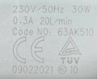 Помпа сливная Artiko 30 Вт 63AK510