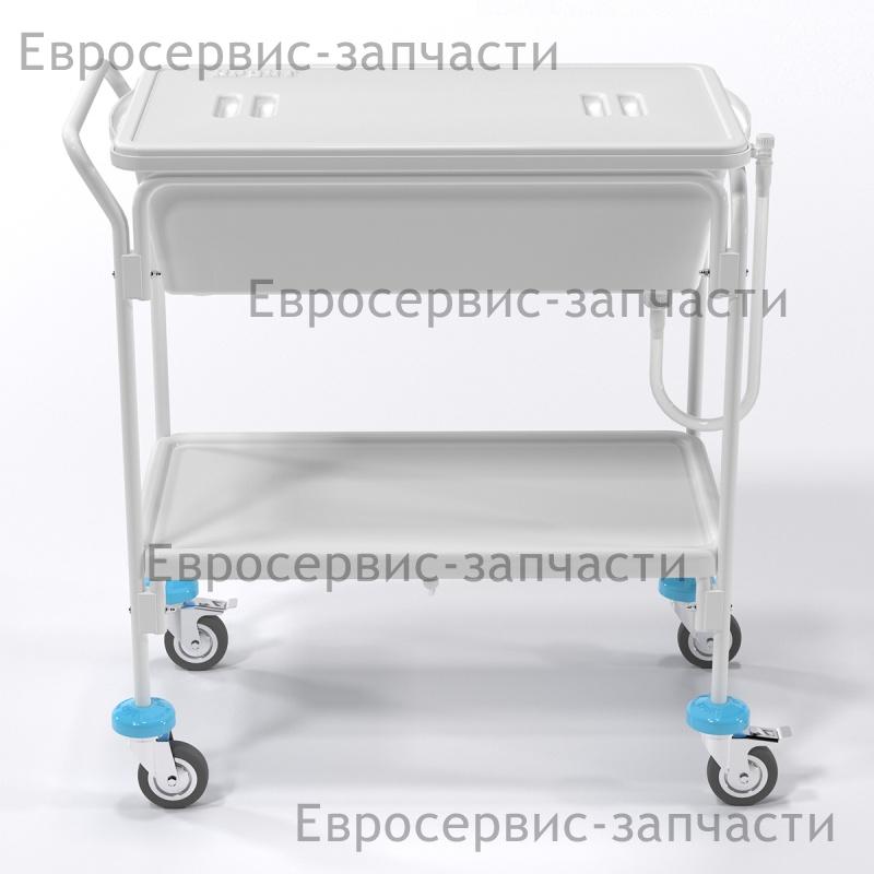 Емкость-контейнер КДС-35-"КРОНТ" с тележкой ТБ-01-"КРОНТ" и устройством слива нижним